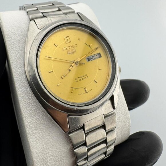 Seiko 5 Automatic 21 Jewels  - Vintage Wrist Watch - Made in Japan - Picture 1 of 9